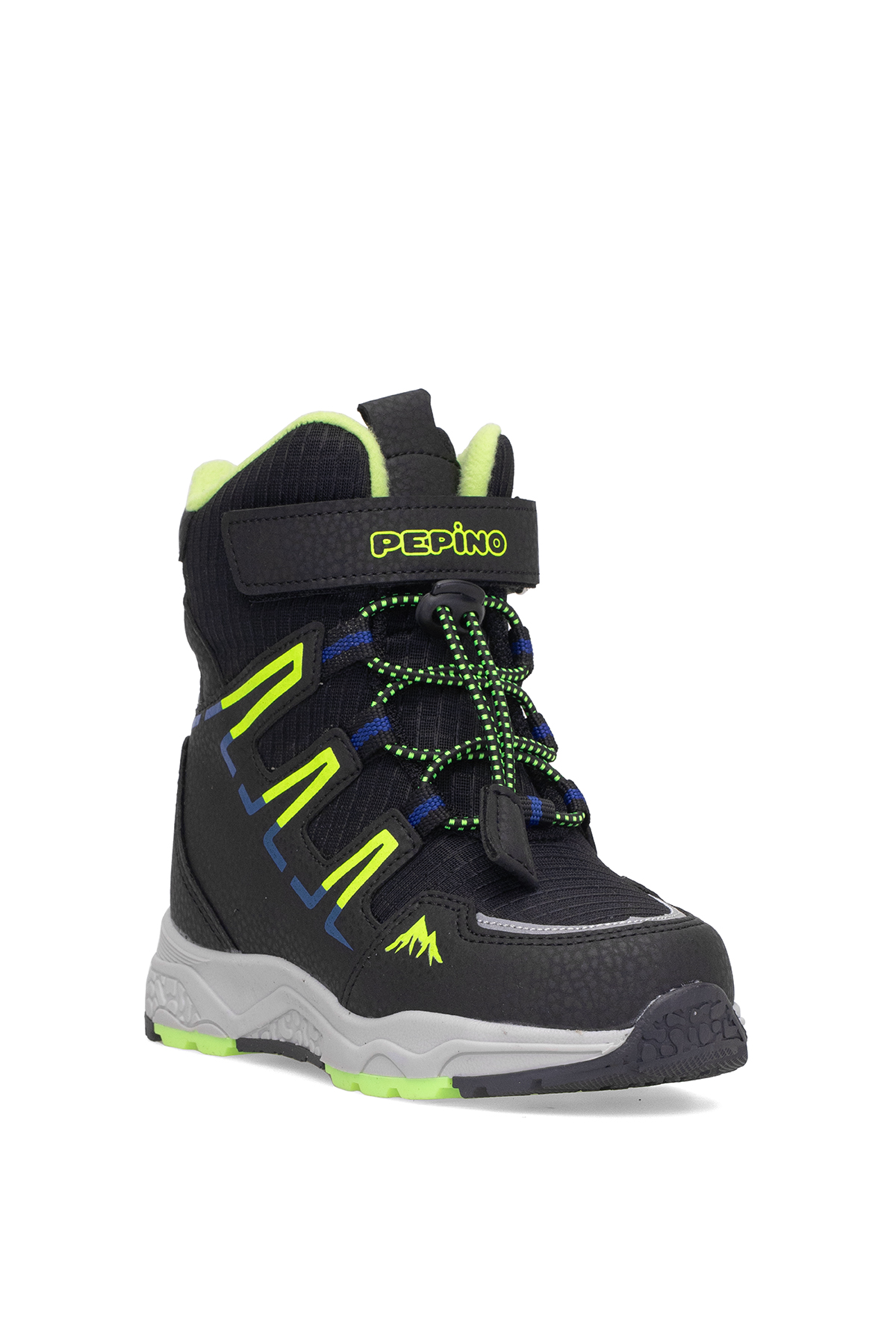 Pepino PK25-1361 Filet Erkek Çocuk Kar Botu Siyah - Sarı