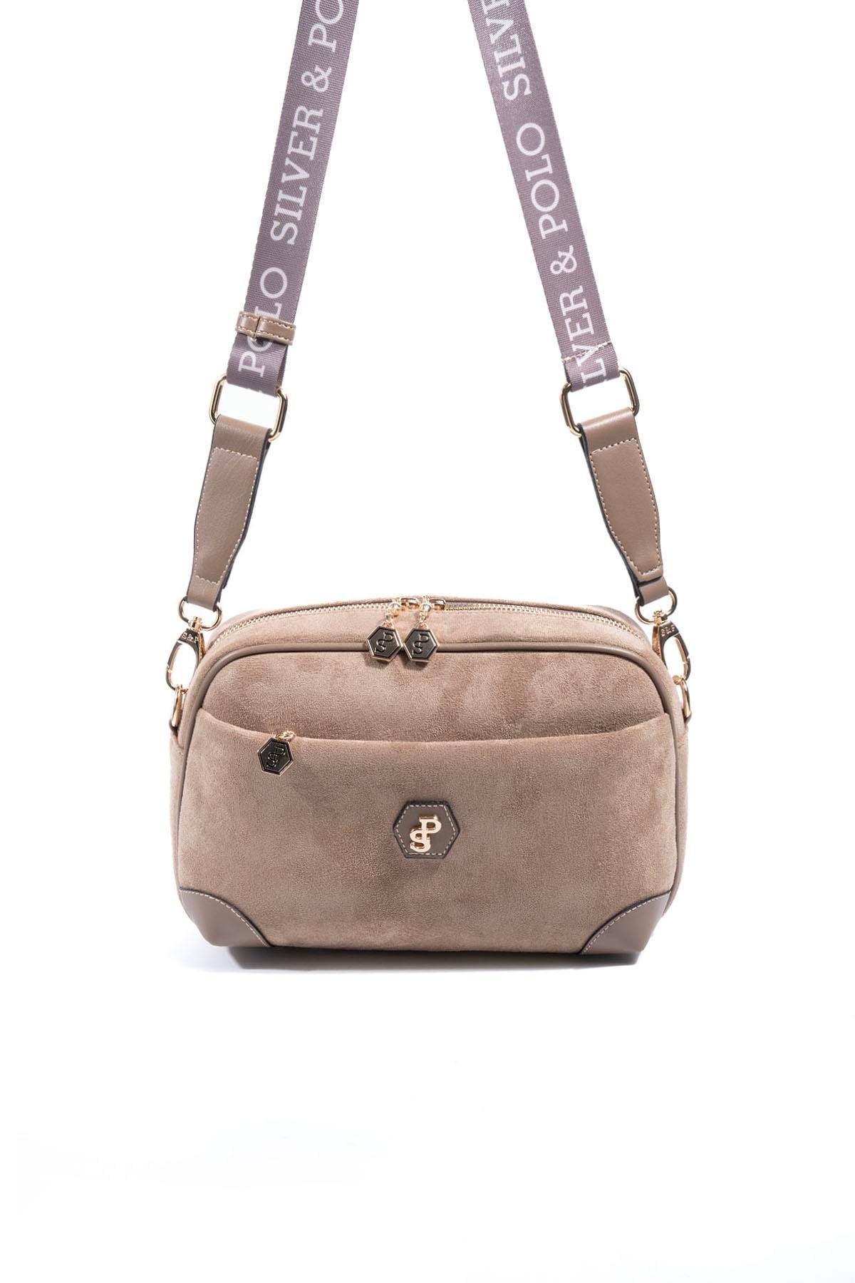 Silver Polo SP1094-M12 Kadın Çapraz Çanta Vizon