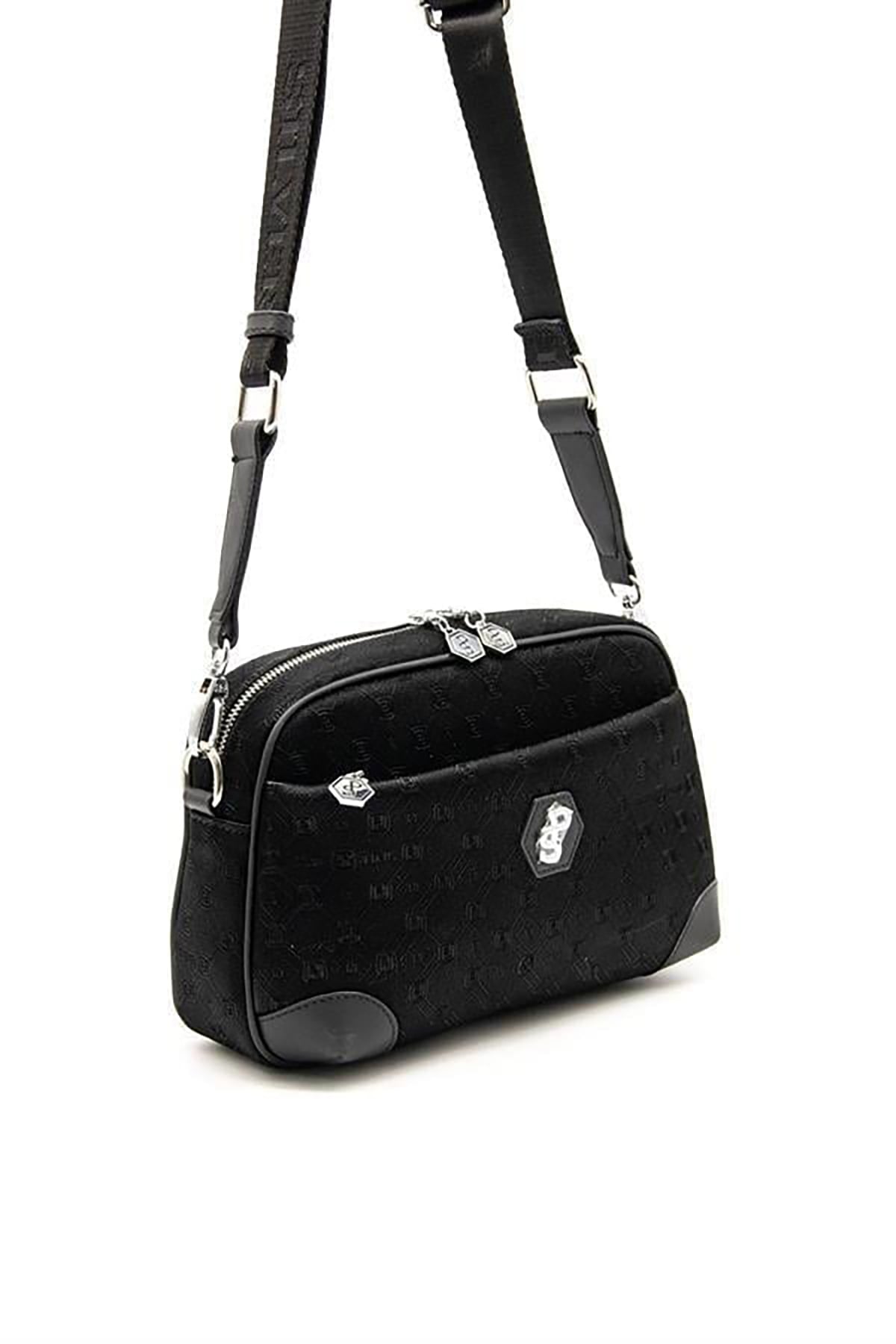 Silver Polo SP1094-M158 Kadın Çapraz Çanta Siyah