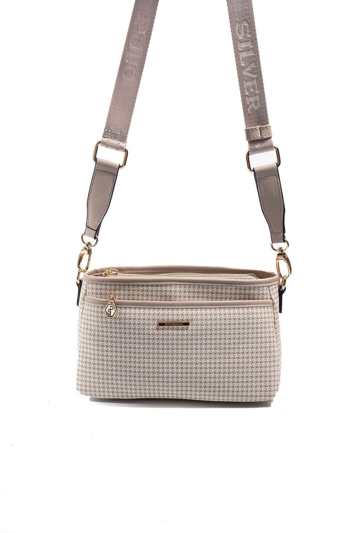 Silver Polo SP1184-M191 Kadın Çapraz Çanta Kum
