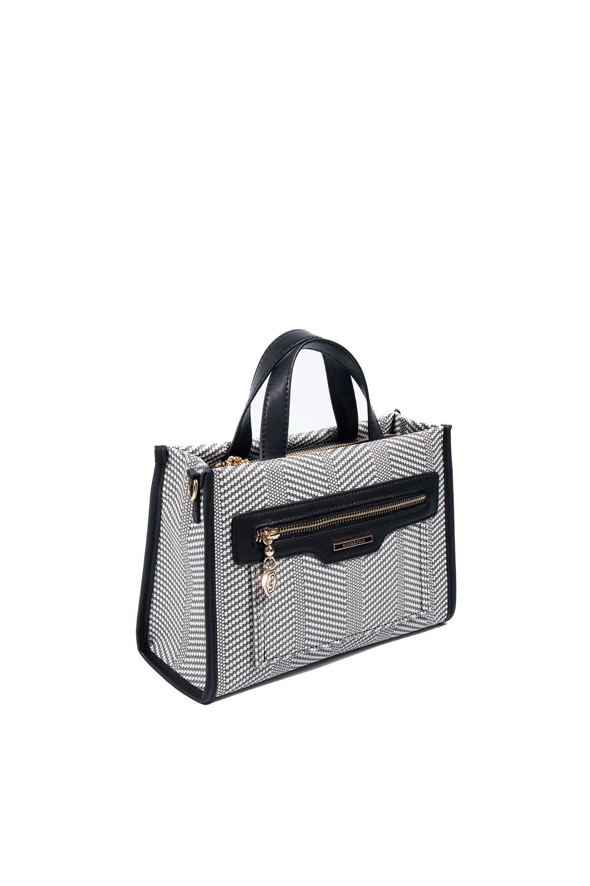 Silver Polo SP1271-M132 Kadın El Çantası Siyah