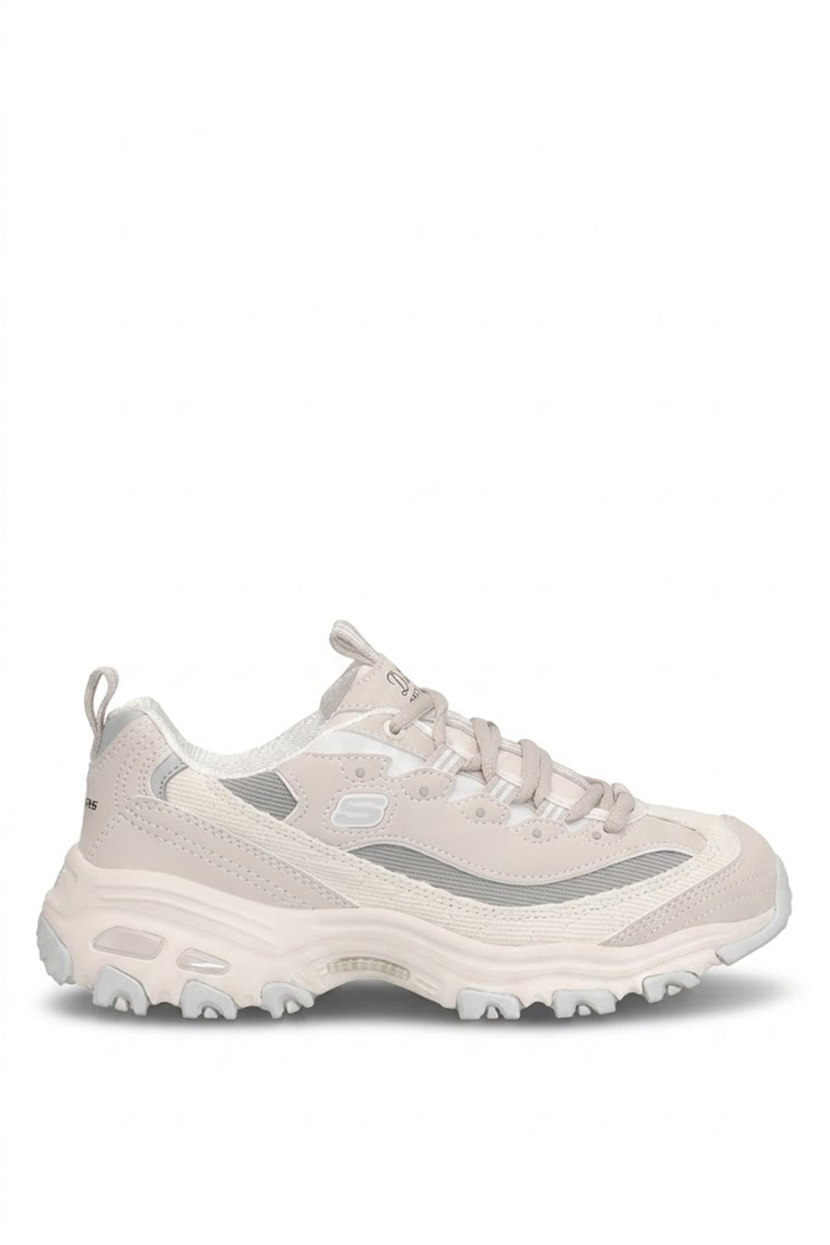 Skechers D-Lites SN896276 Kadın Klasik Sneaker Bej