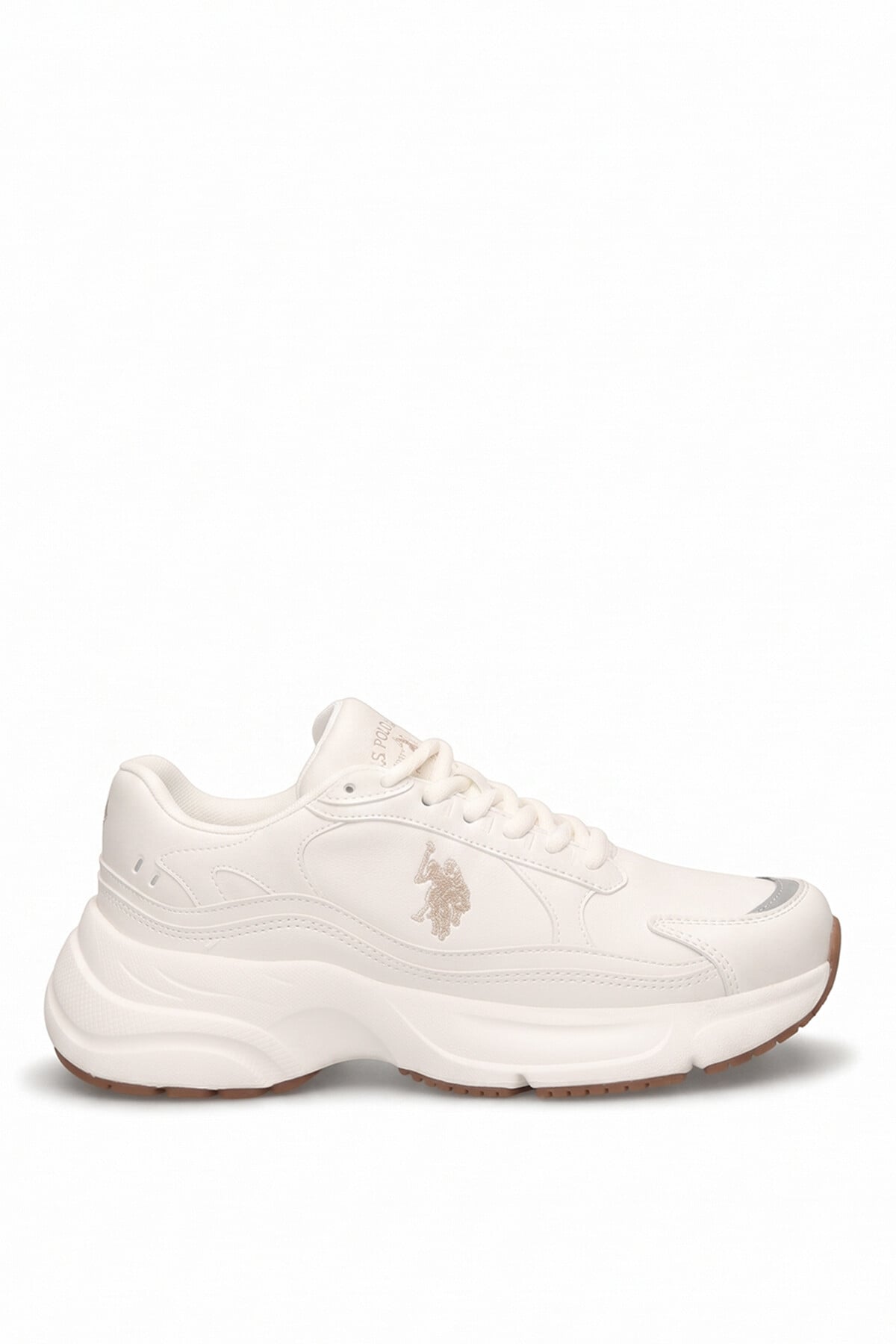 U.S. Polo Assn. 102695928 6F Minny 6PR Kadın Klasik Sneaker Beyaz