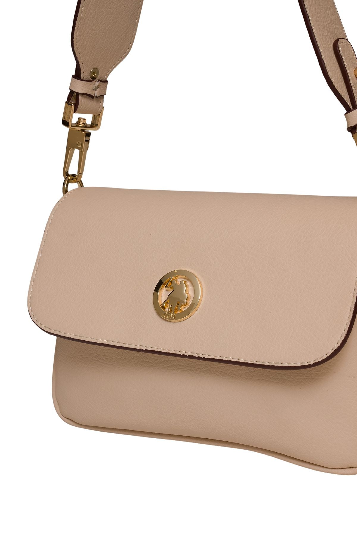 U.S. Polo Assn. US25135 Kadın Çapraz Çanta Bej