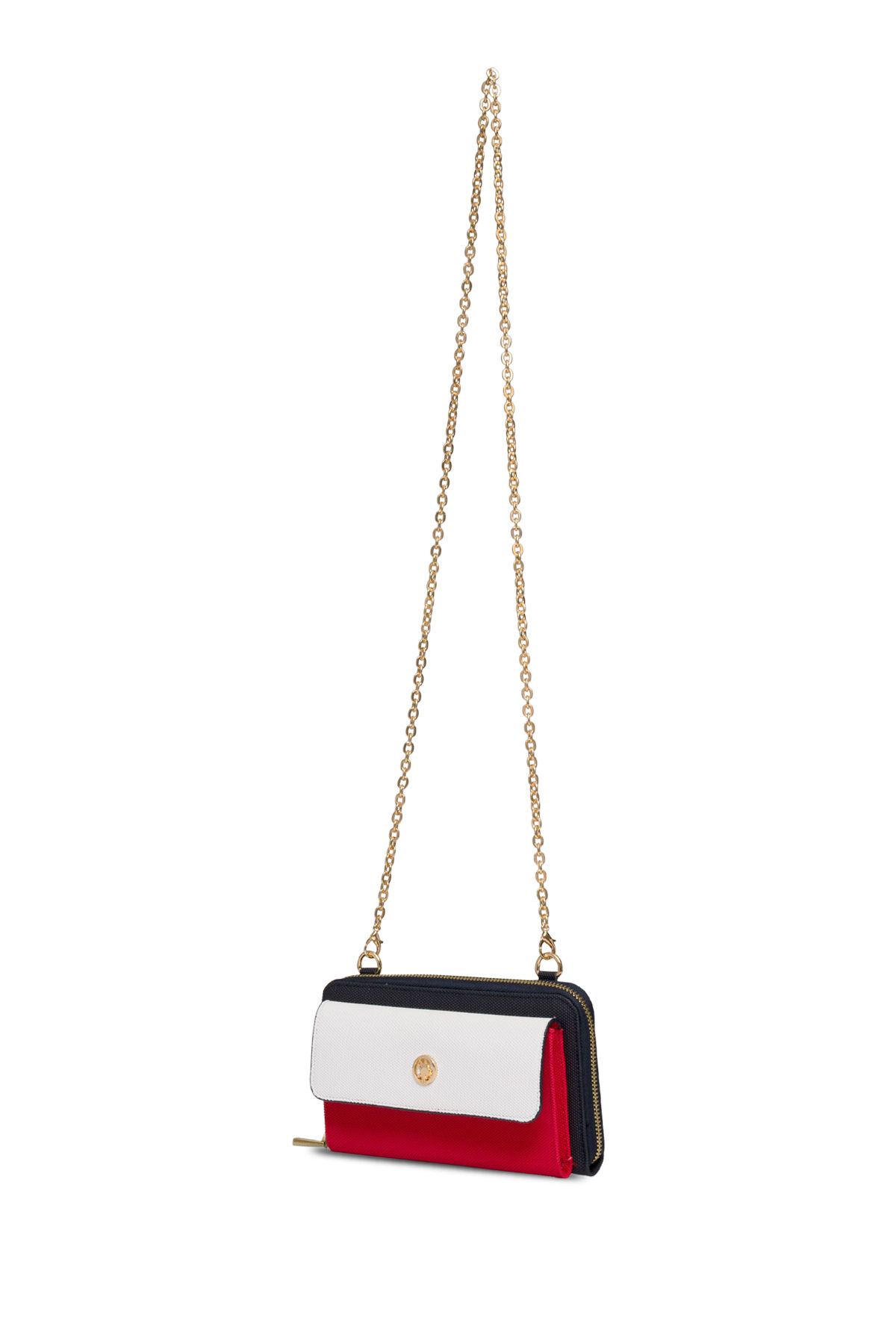 U.S. Polo Assn. USC25255 Kadın Omuz Çantası Lacivert - Kırmızı