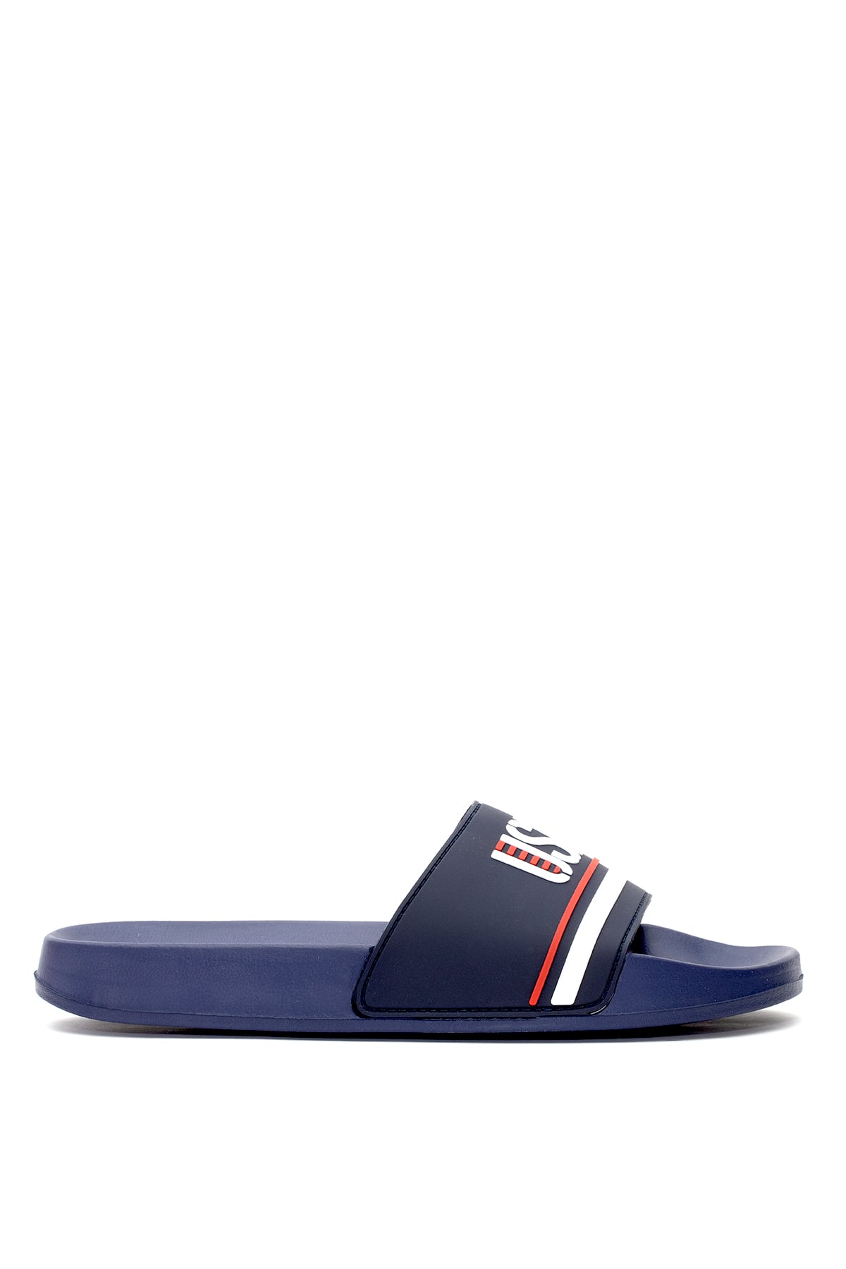 U.S. Polo Assn. 10198403 5M Band 5FX Erkek Düz Terlik Lacivert