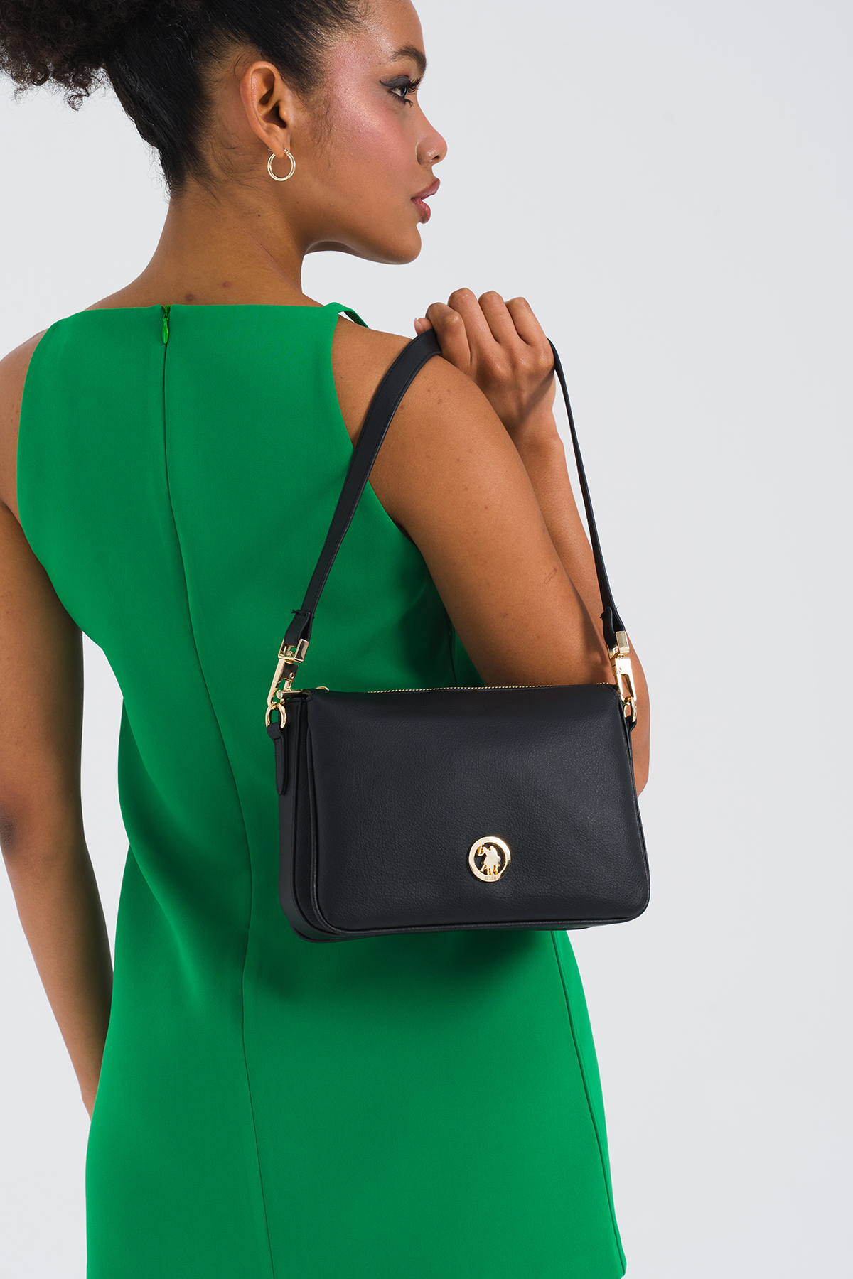 U.S. Polo Assn. US25141 Kadın Çapraz Çanta Siyah