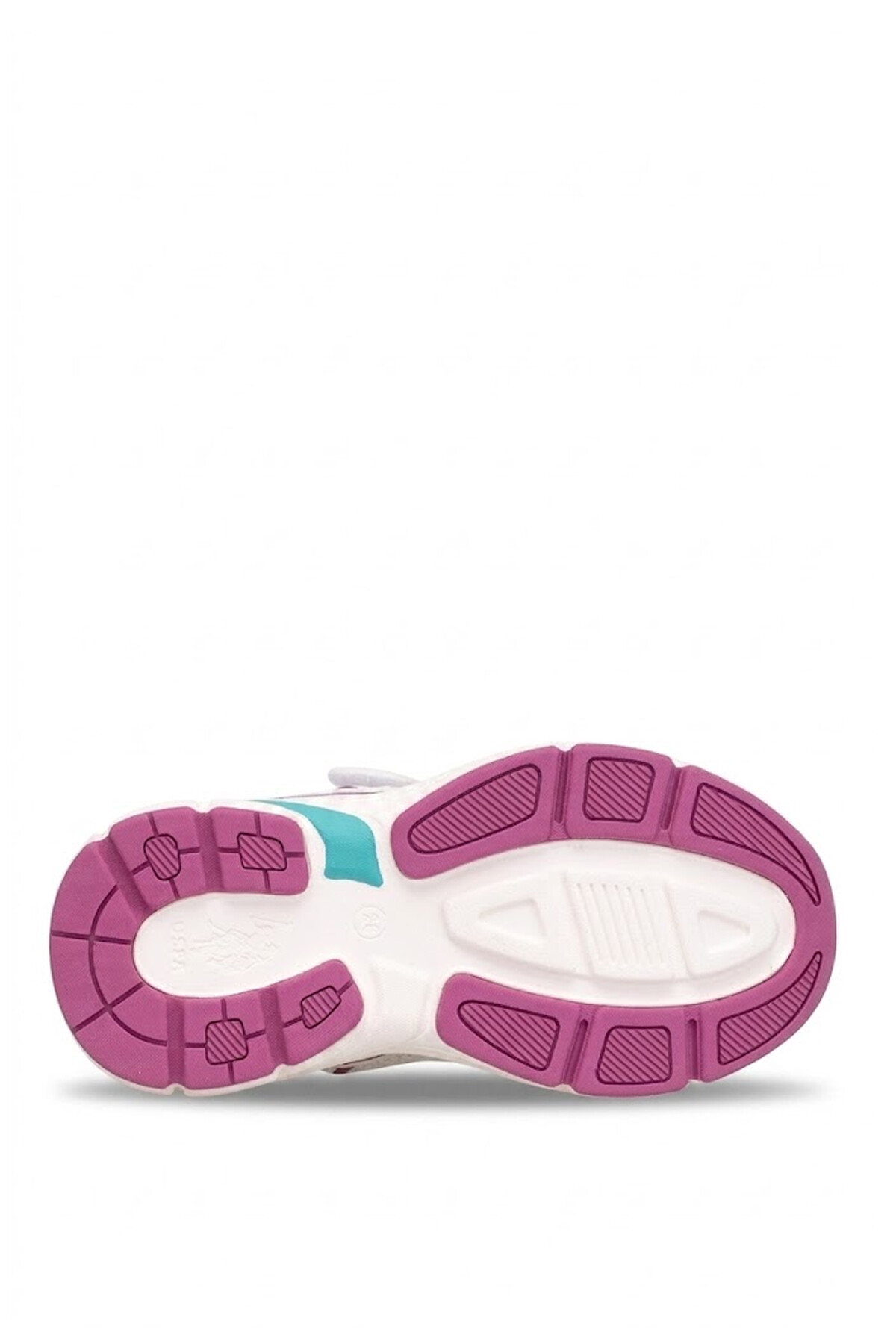 U.S. Polo Assn. 102155810 6P Sette JR 6FX Patik Kız Çocuk Yürüyüş Ayakkabısı Beyaz - Pembe