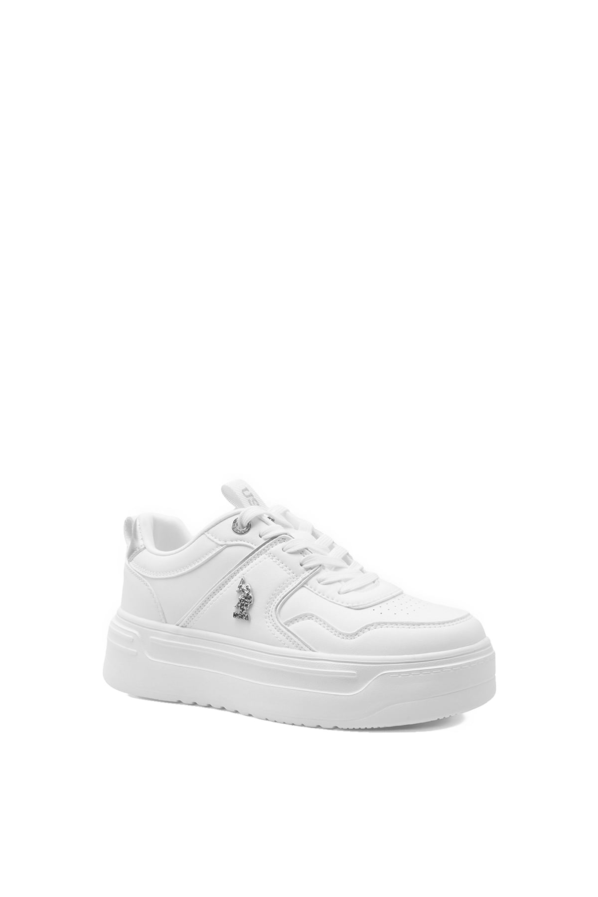U.S. Polo Assn. 102201924 6M Clarke 6FX Kadın Klasik Sneaker Beyaz
