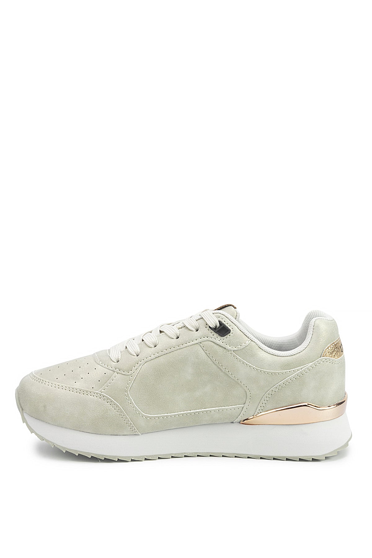 U.S. Polo Assn. A102030058 5F Line 5PR Kadın Klasik Sneaker Bej