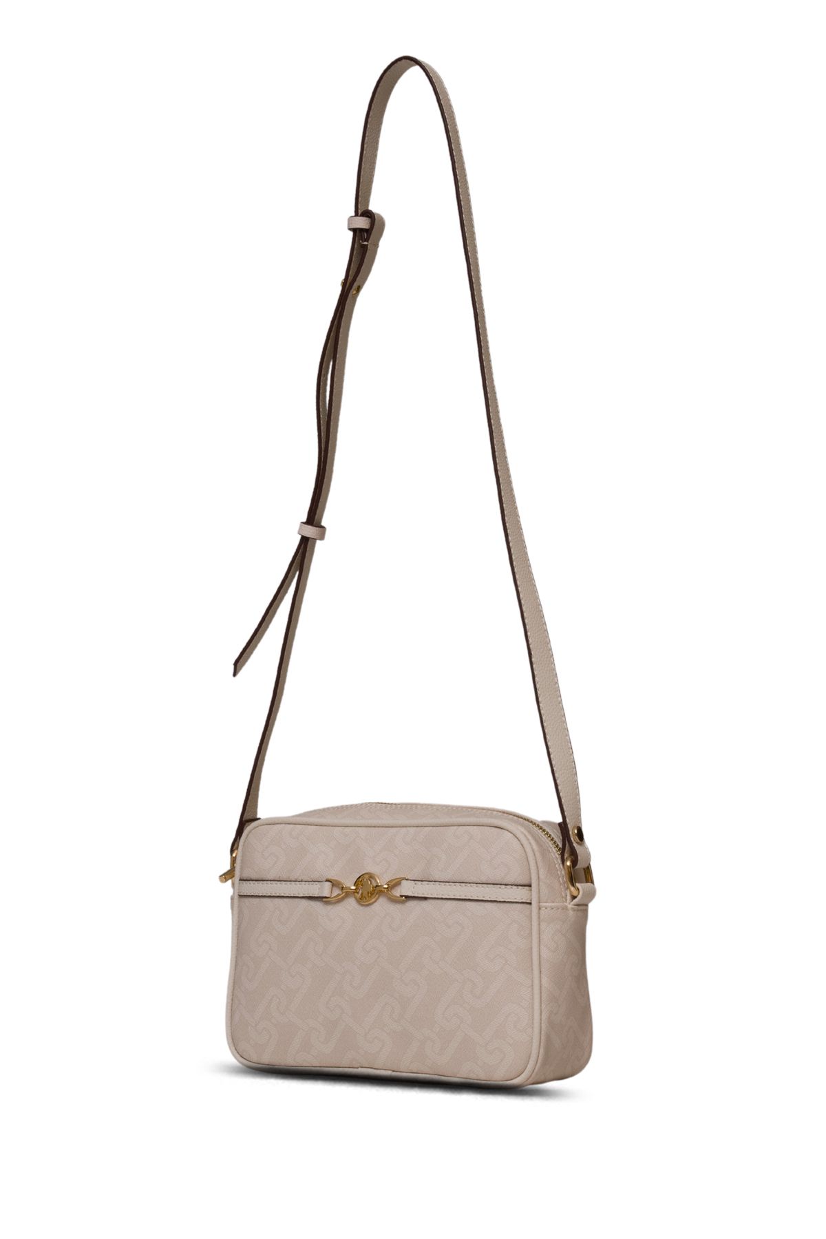 U.S. Polo Assn. US25109 Kadın Omuz Çantası Krem