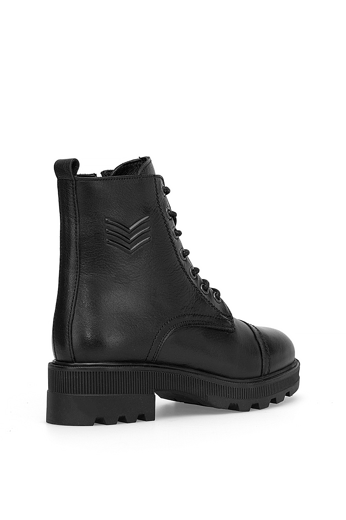 Voyager 8892 Kadın Hakiki Deri Klasik Bot Siyah