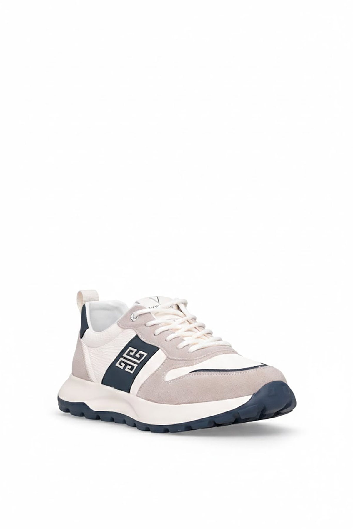 Voyager E435 Erkek Hakiki Deri Klasik Sneaker Krem