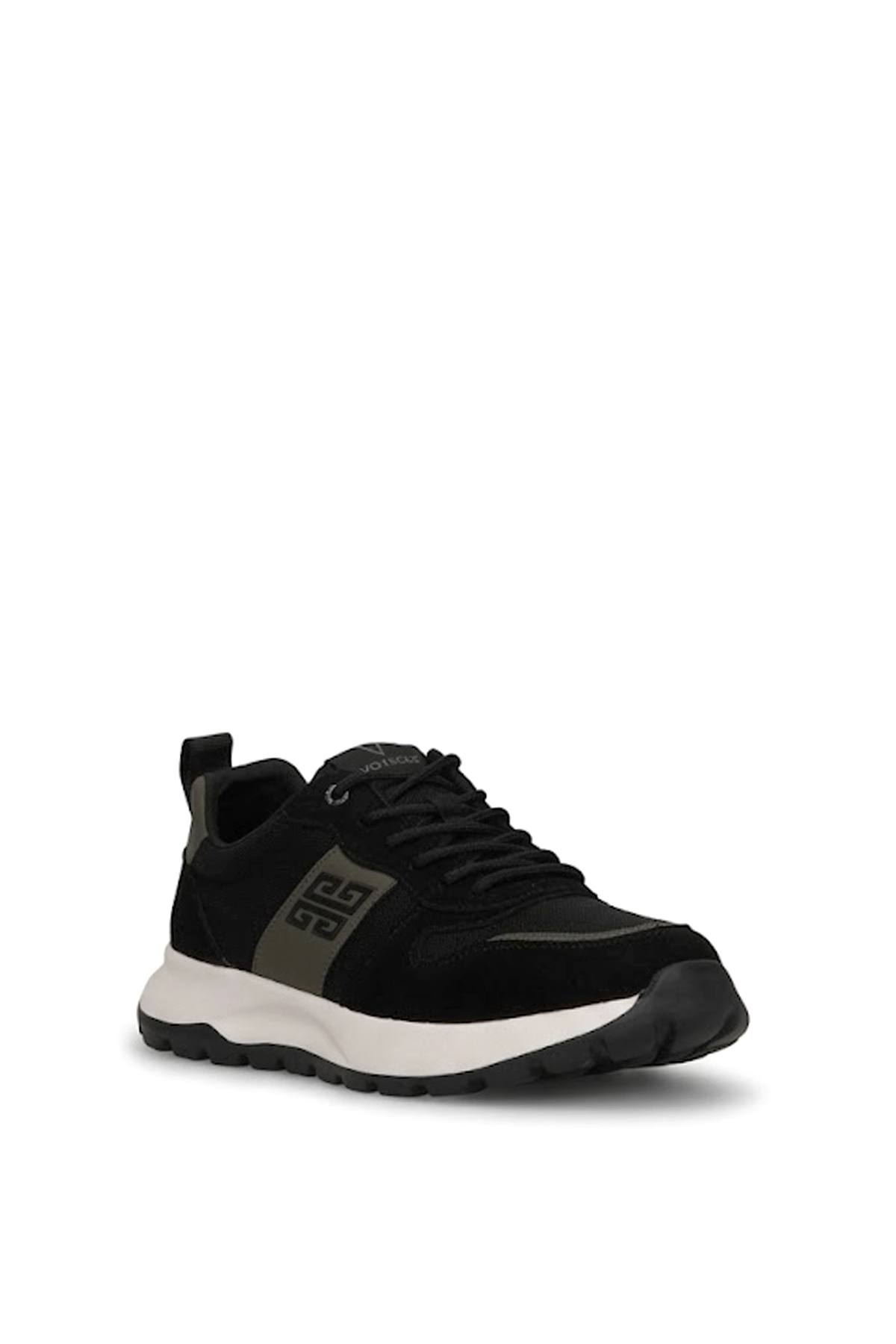Voyager E435 Erkek Hakiki Deri Klasik Sneaker Siyah