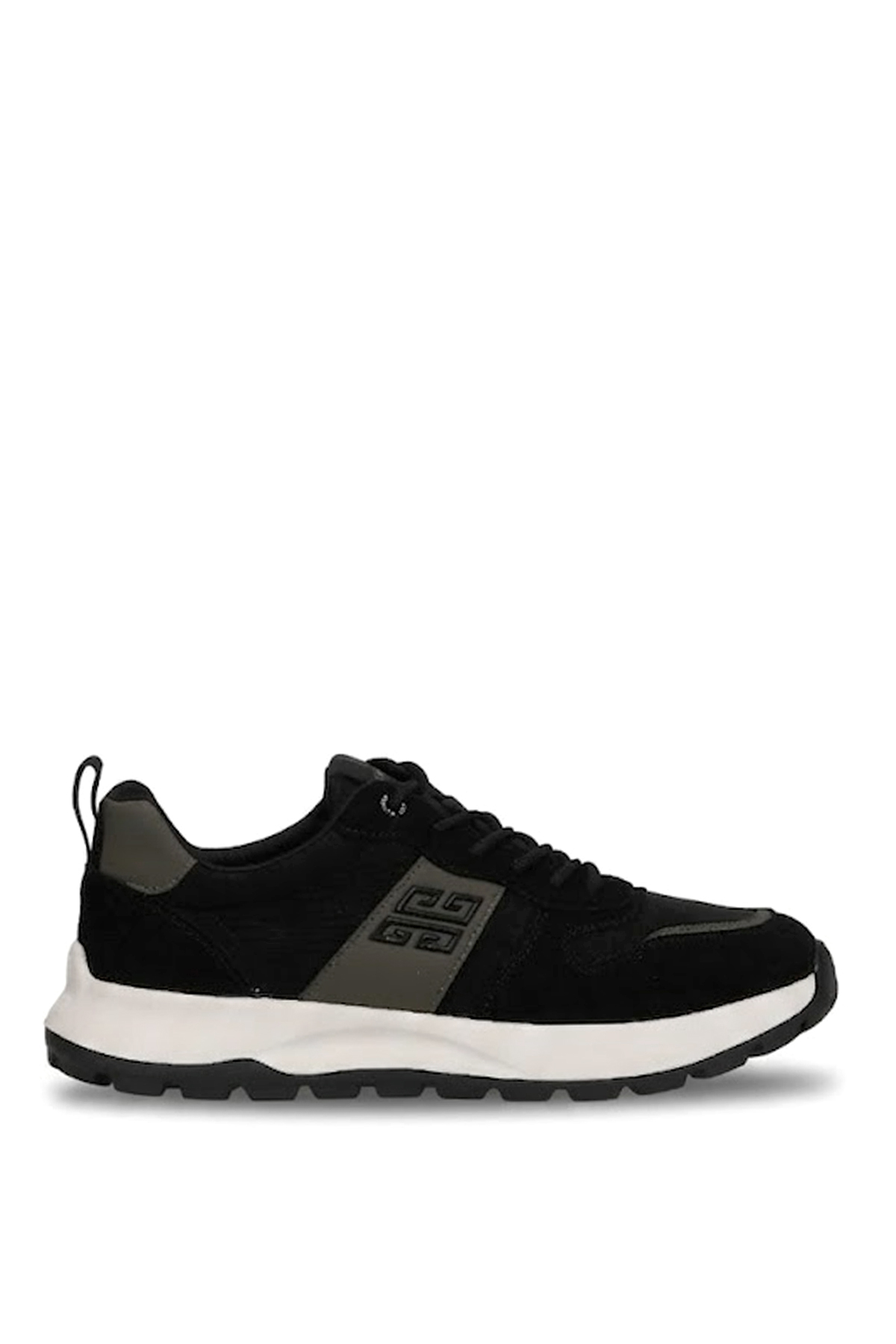 Voyager E435 Erkek Hakiki Deri Klasik Sneaker Siyah