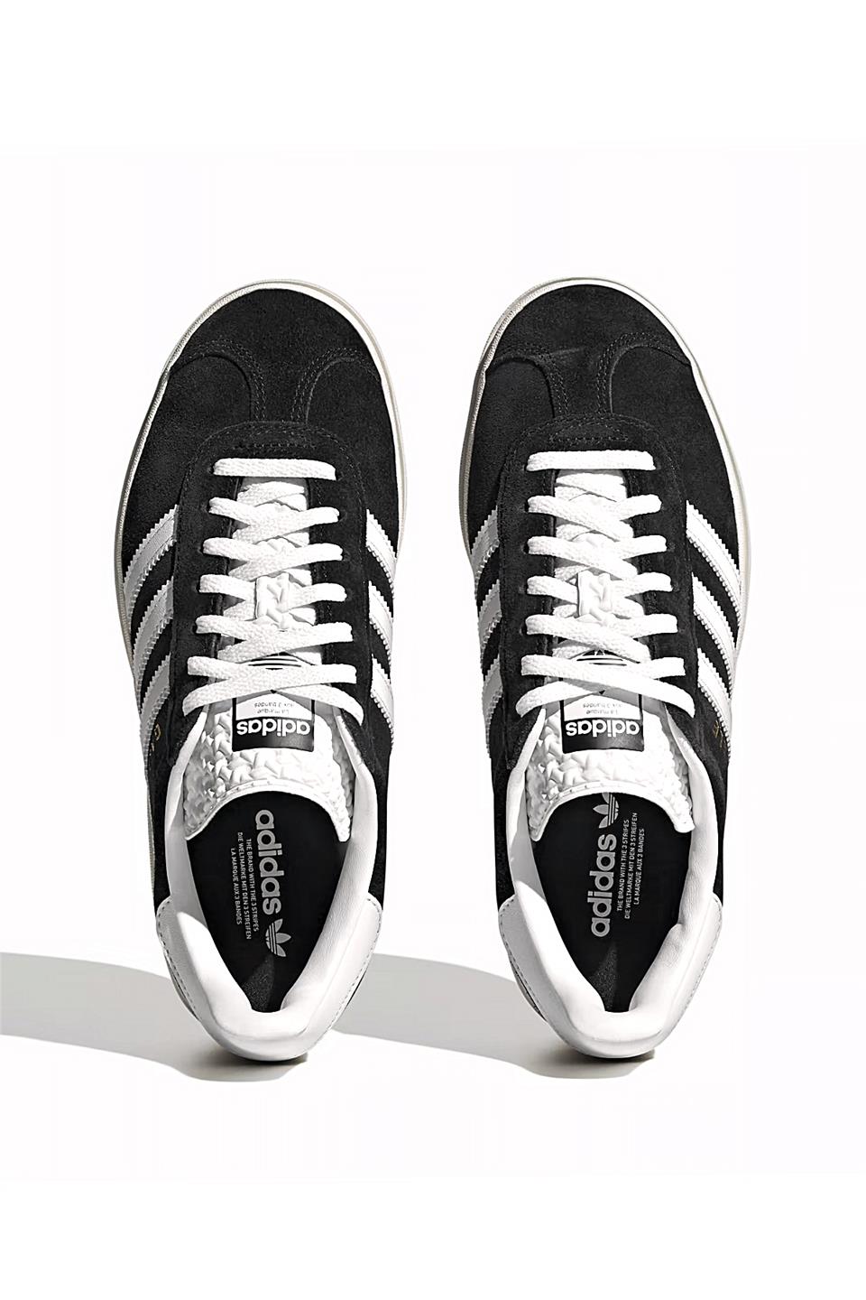 Adidas IHQ6912 Adidas Gazelle Kadın Klasik Sneaker Siyah - Beyaz