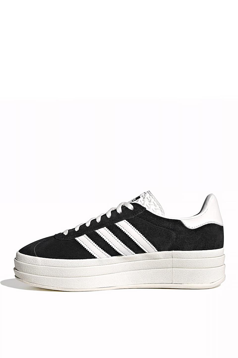 Adidas IHQ6912 Adidas Gazelle Kadın Klasik Sneaker Siyah - Beyaz