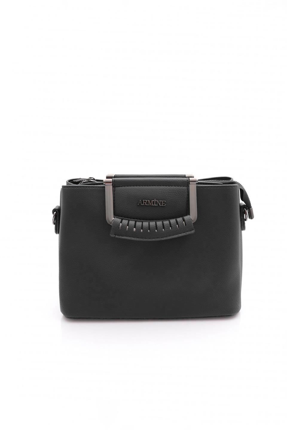 Armine 223 Kadın Omuz Çantası Siyah