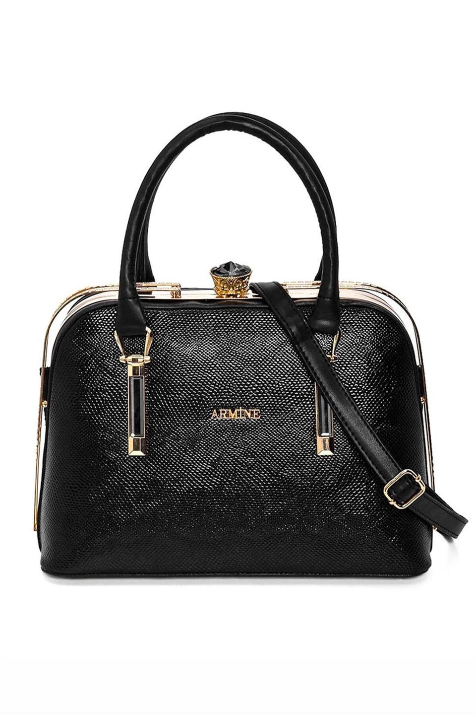 Armine 339 Kadın Kol Çantası Siyah