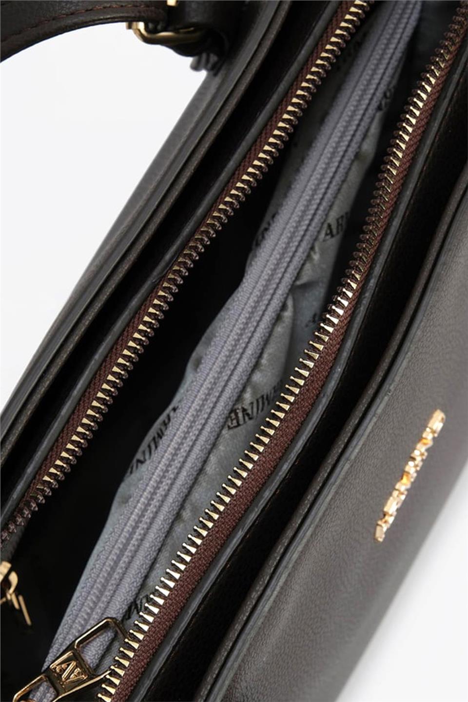 Armine 349 Kadın Omuz Çantası Kahverengi