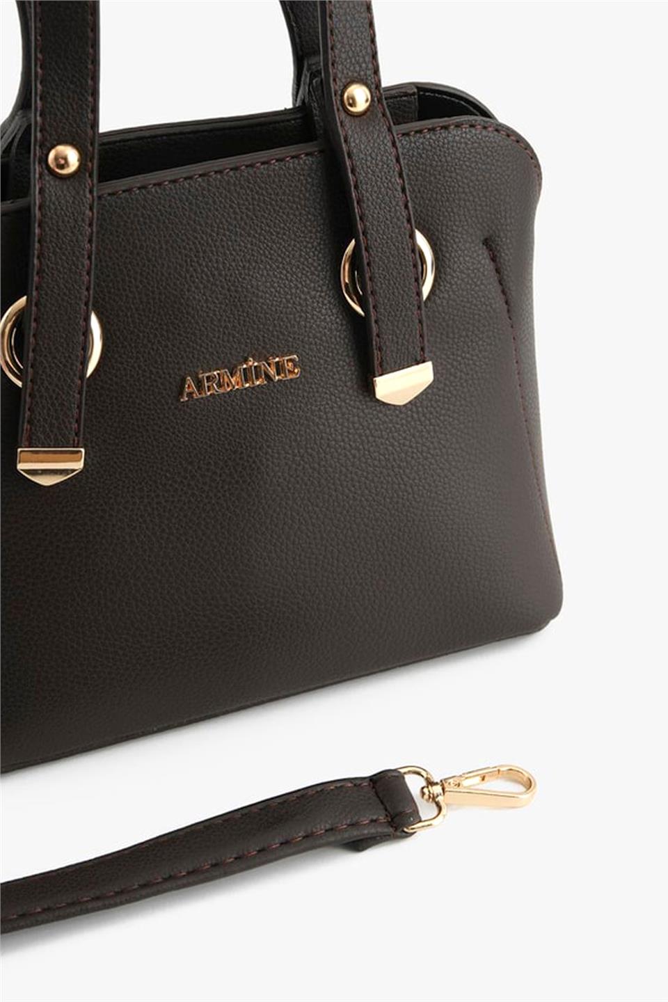 Armine 364 Kadın Omuz Çantası Kahverengi