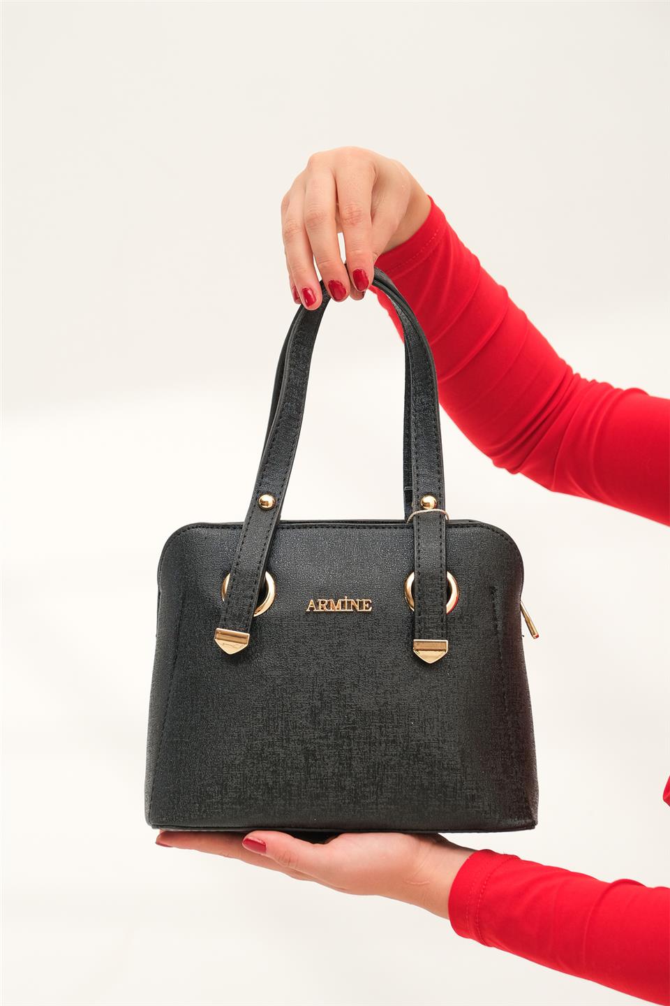 Armine 364 Kadın Omuz Çantası Siyah