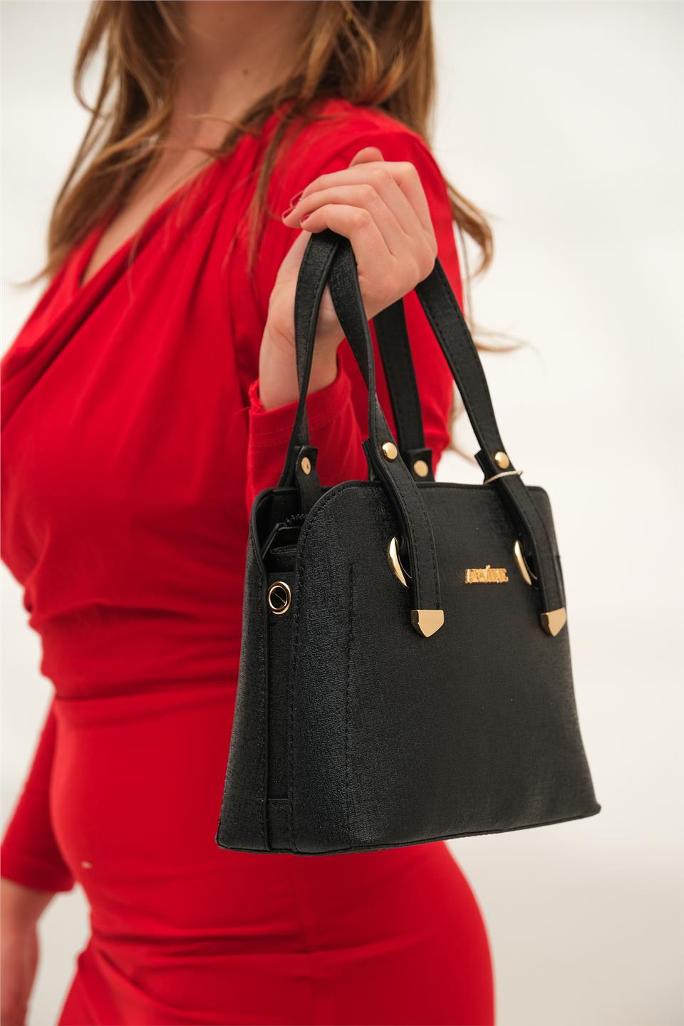 Armine 364 Kadın Omuz Çantası Siyah