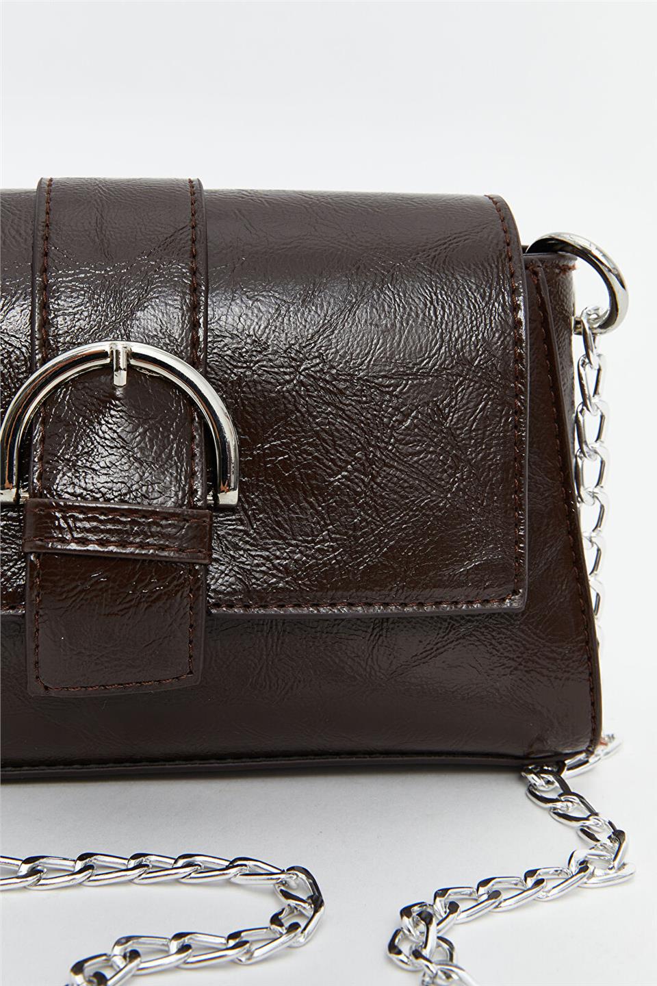 Armine T-3023 Kadın Omuz Çantası Kahverengi