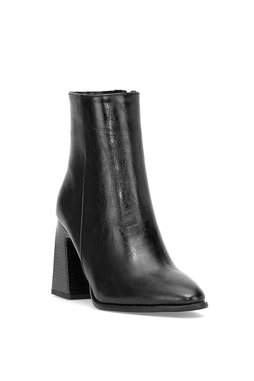 Beety 25BK168.1502 Kadın Topuklu Bot Siyah