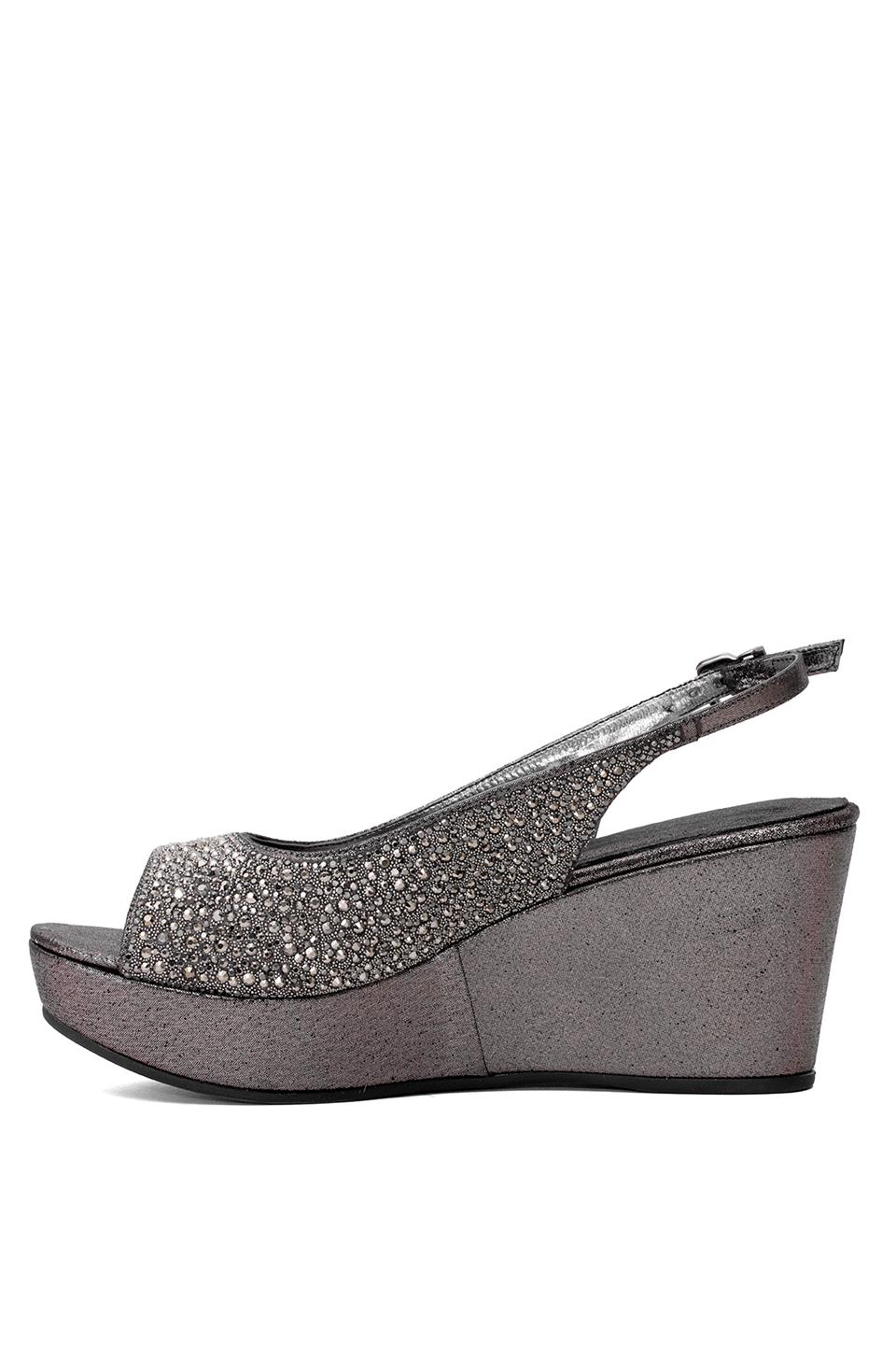 Beety 25BY223.343 Kadın Dolgu Topuk Sandalet Platin