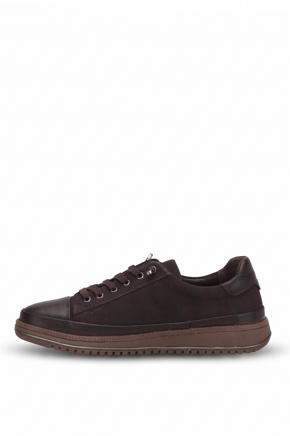 Beety 26BK273.121 Kadın Hakiki Deri Klasik Sneaker Kahverengi
