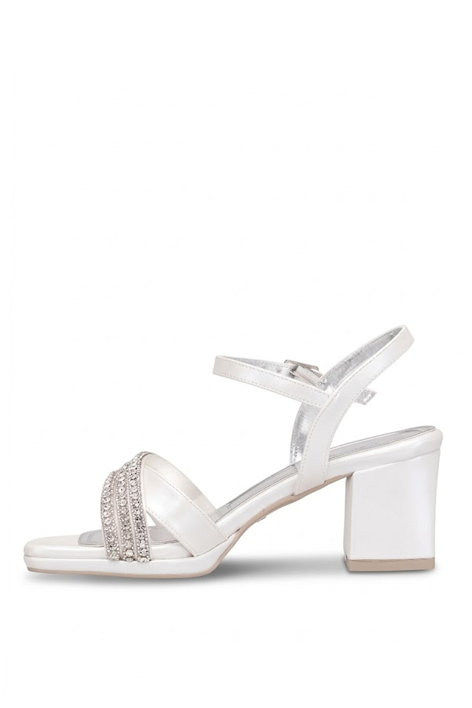 Beety 26BY130.922C Kadın Taşlı Klasik Topuklu Ayakkabı Sedef