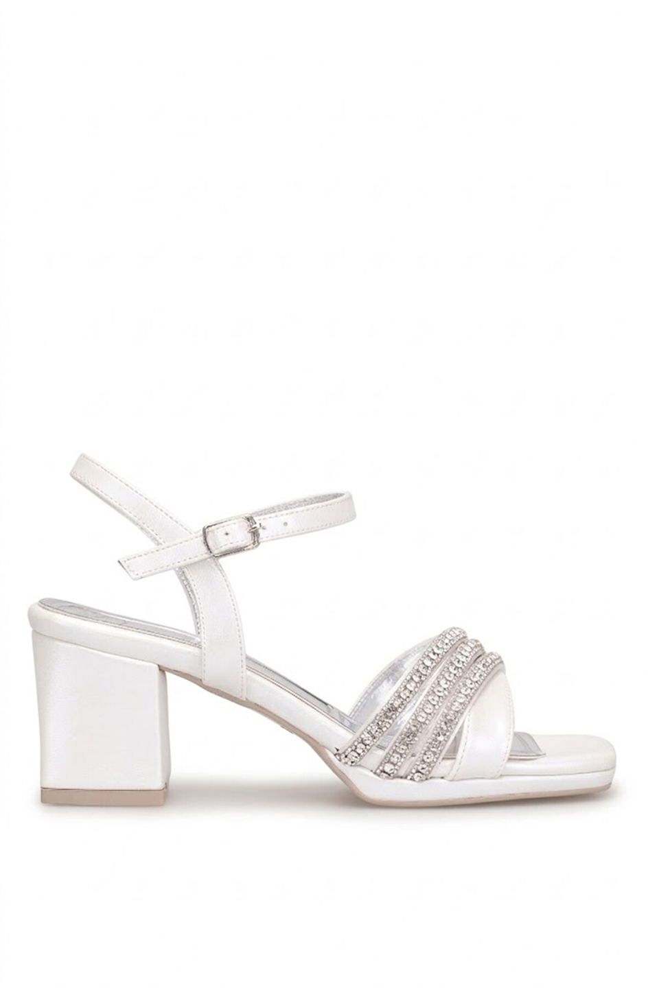 Beety 26BY130.922C Kadın Taşlı Klasik Topuklu Ayakkabı Sedef