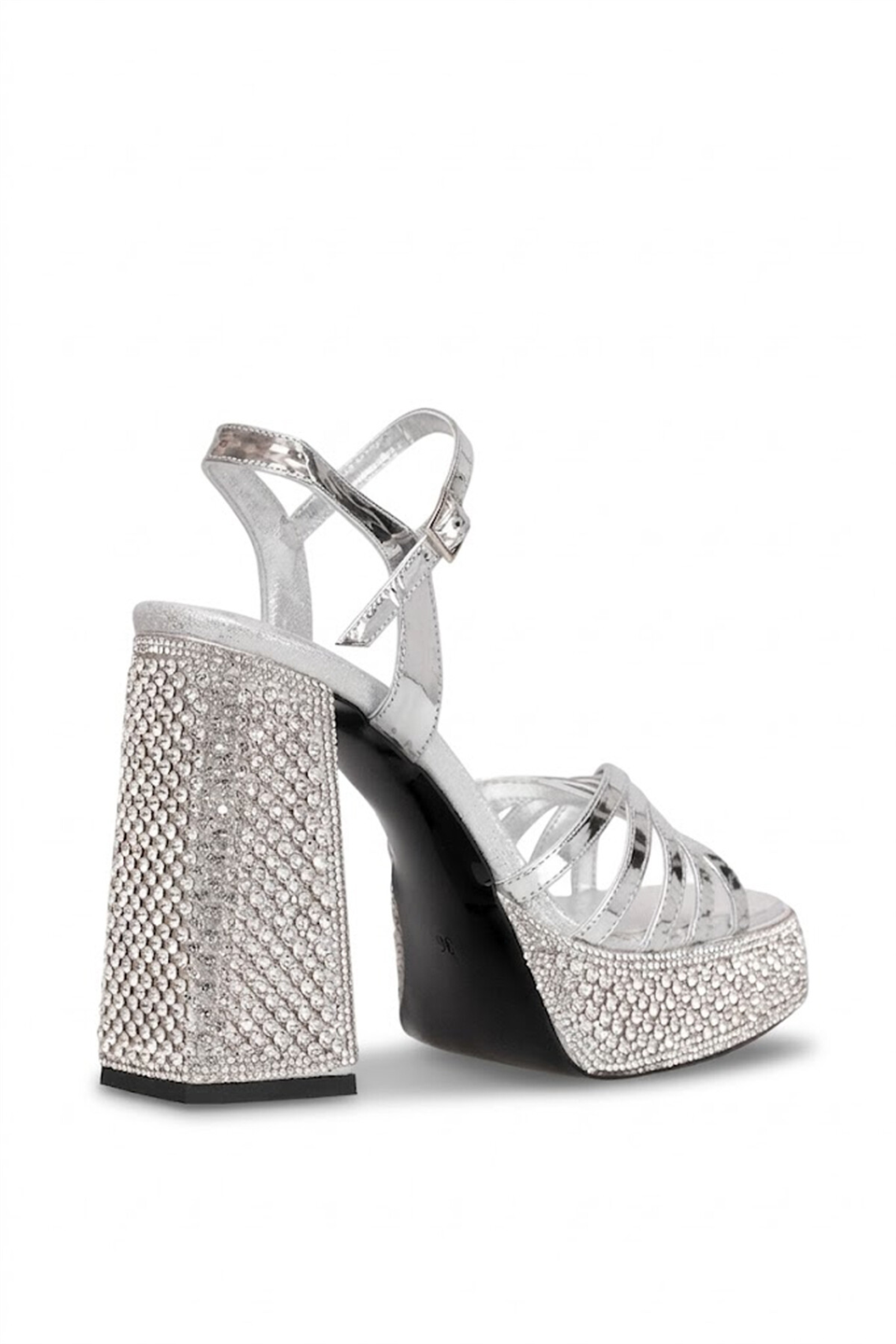Beety 26BY223.1640 Kadın Klasik Platform Ayakkabı Gümüş