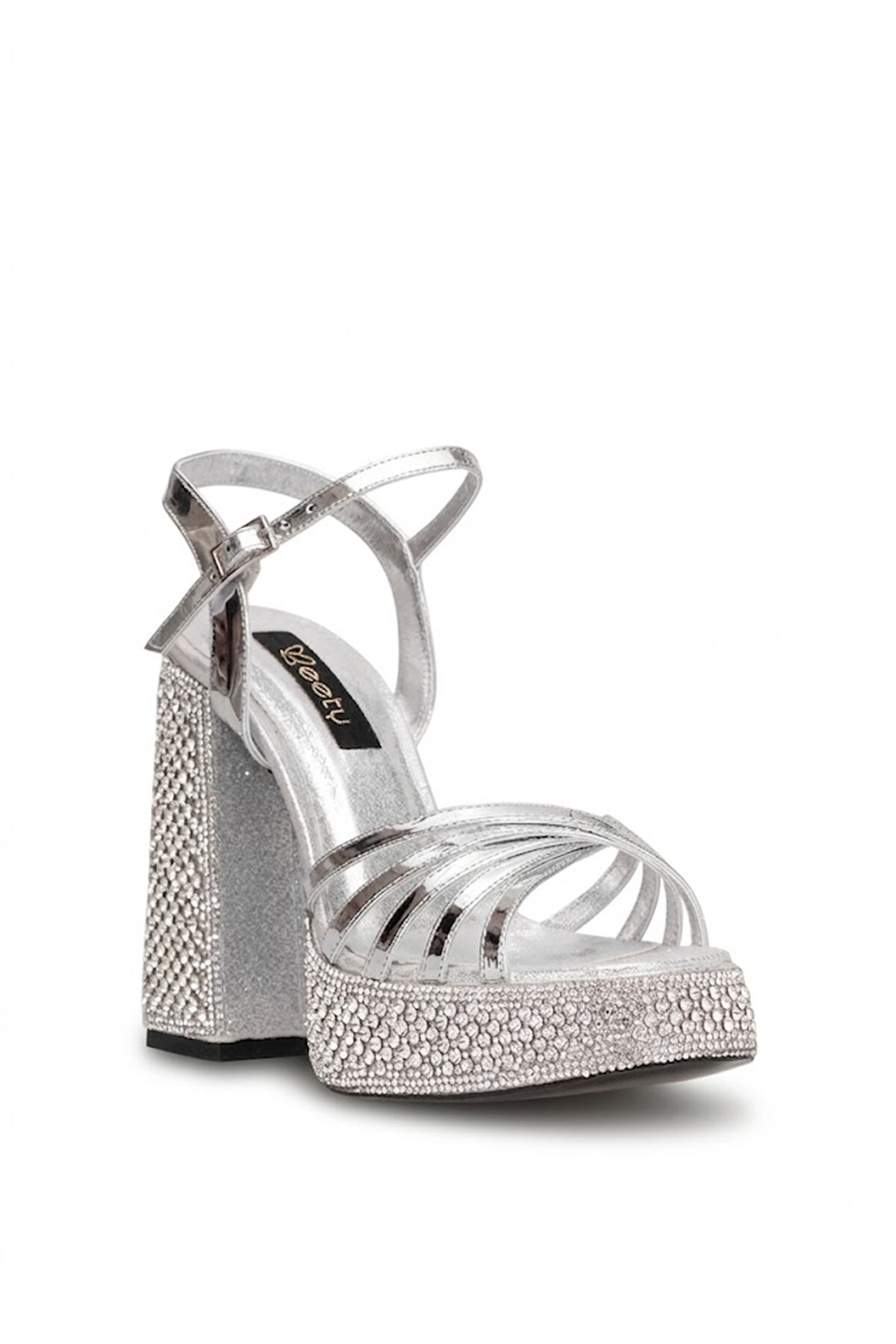 Beety 26BY223.1640 Kadın Klasik Platform Ayakkabı Gümüş