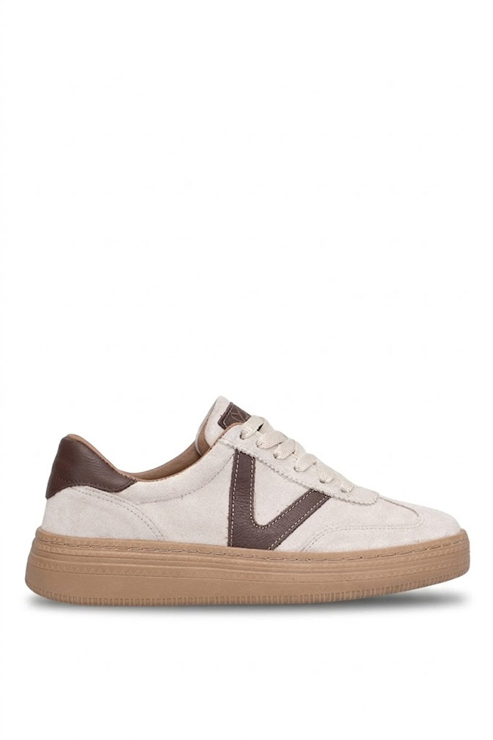 Beety 26BY227.170 Kadın Hakiki Deri Klasik Sneaker Bej