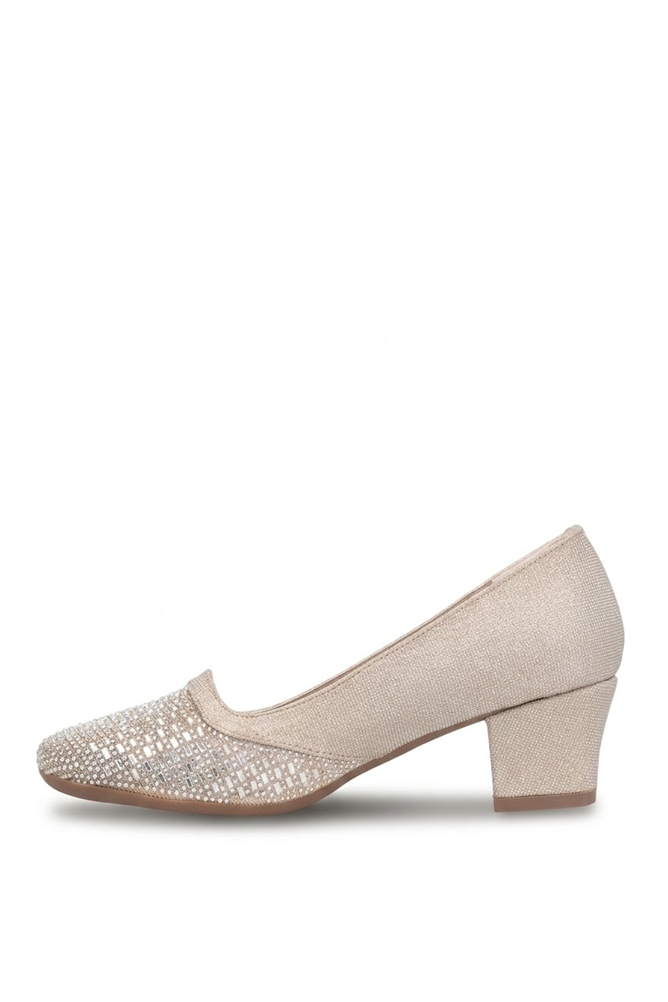 Beety 26BY23.86010 Kadın Klasik Topuklu Ayakkabı Altın