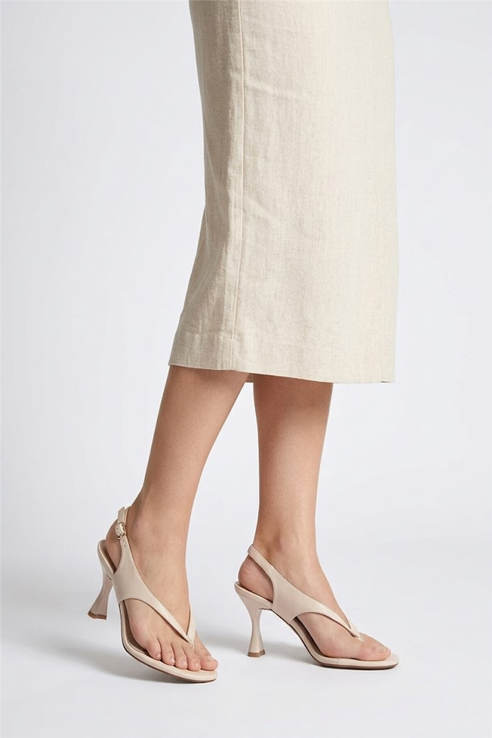 Beety 26BY250.3322 Kadın Klasik Topuklu Ayakkabı Bej