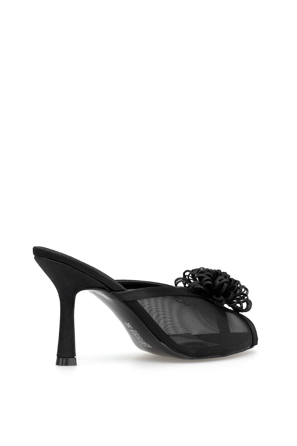 Beety 26BY60.6305 Kadın Topuklu Terlik Siyah