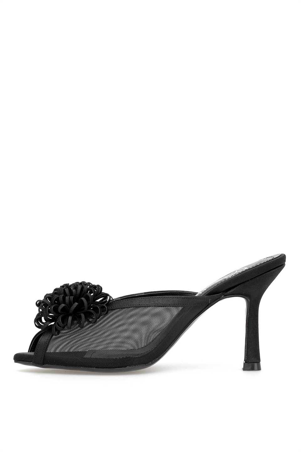 Beety 26BY60.6305 Kadın Topuklu Terlik Siyah