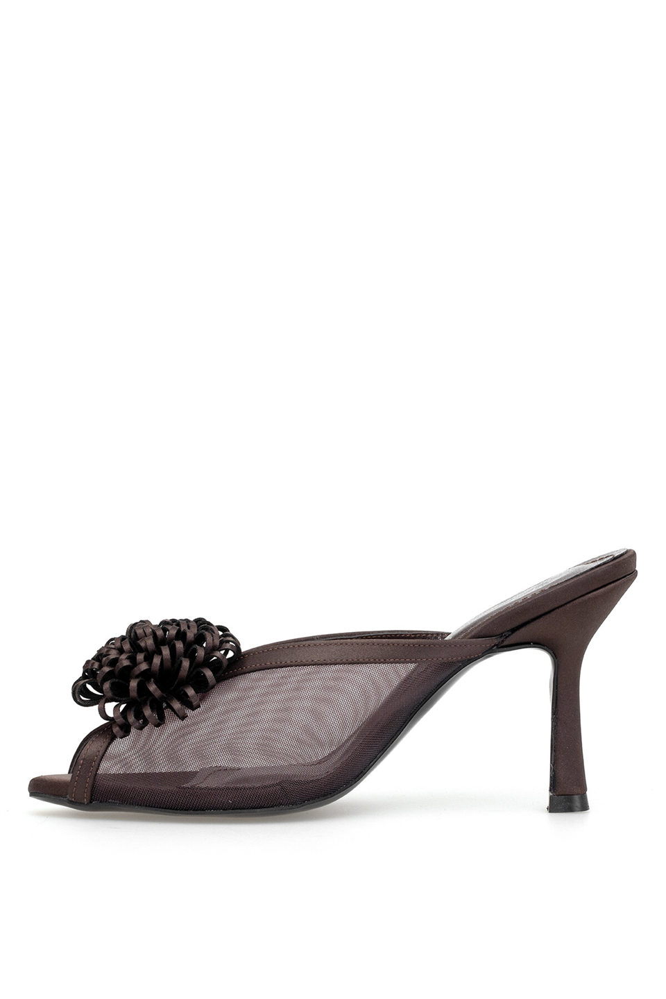 Beety 26BY60.6305 Kadın Topuklu Terlik Kahverengi