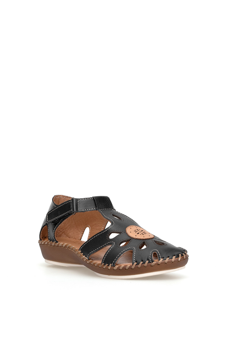 Beety 26BY67.26016C Kadın Hakiki Deri Düz Sandalet Siyah