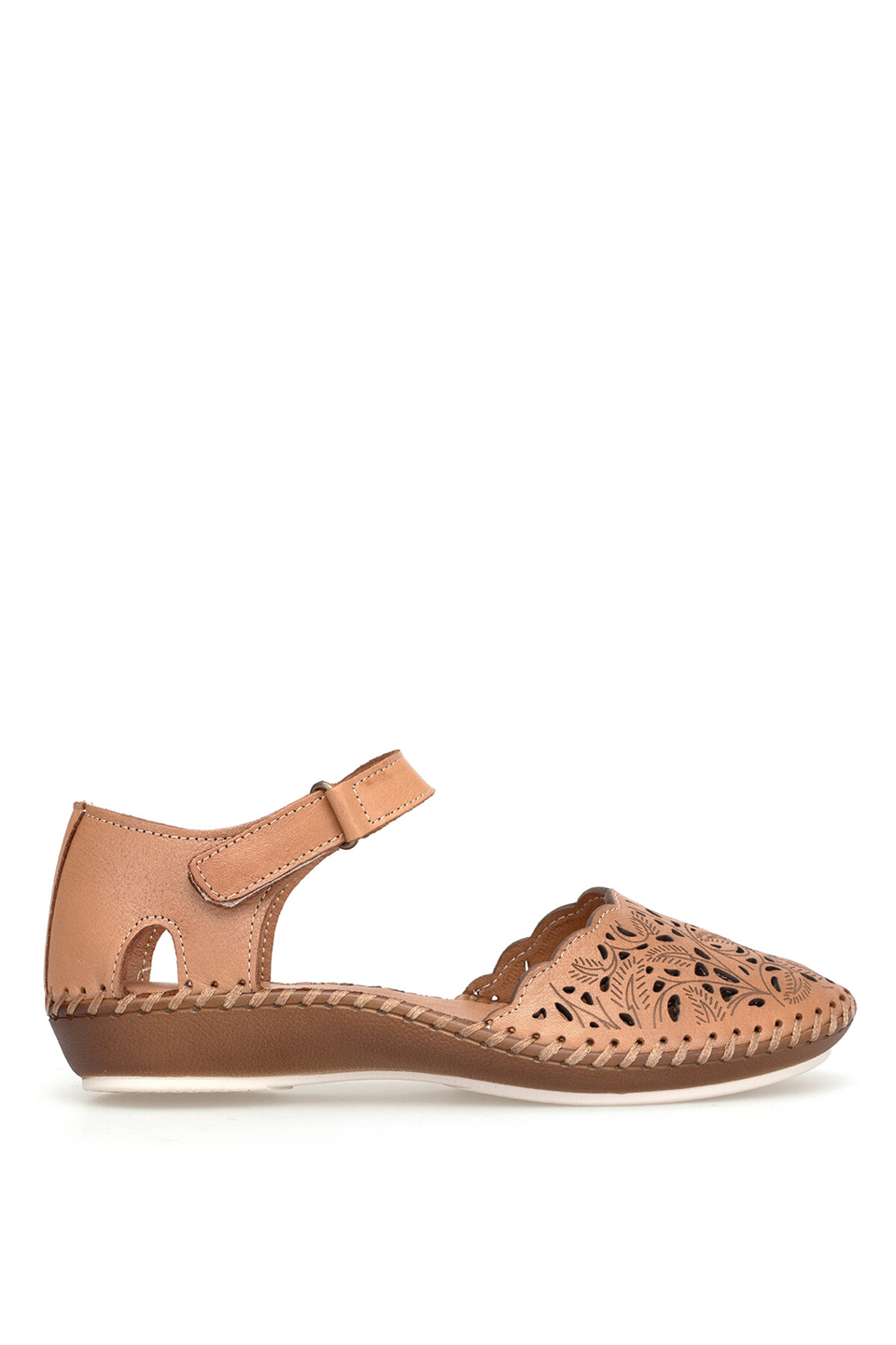 Beety 26BY67.26019C Kadın Hakiki Deri Düz Sandalet Taba