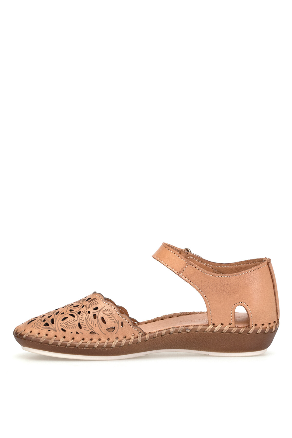 Beety 26BY67.26019C Kadın Hakiki Deri Düz Sandalet Taba