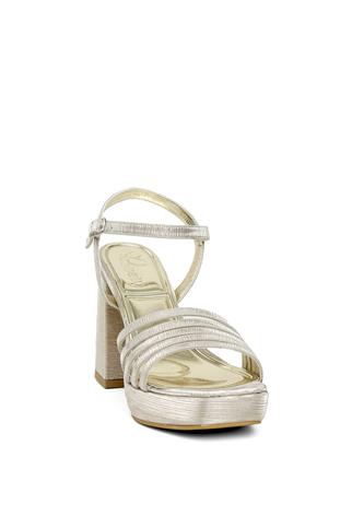 Beety BY130.017-1 Kadın Platform Ayakkabı Altın