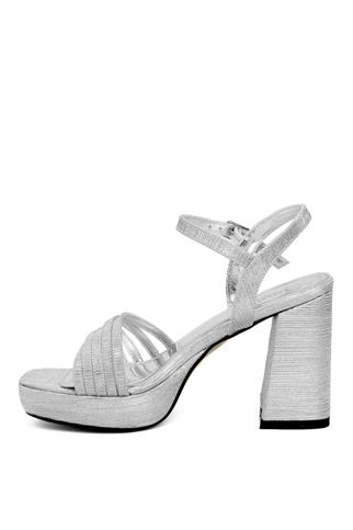 Beety BY130.017-1 Kadın Platform Ayakkabı Gümüş