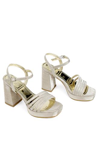 Beety BY130.017-1 Kadın Platform Ayakkabı Altın