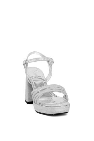 Beety BY130.017-1 Kadın Platform Ayakkabı Gümüş