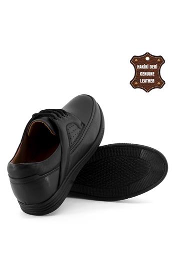 Bemsa 23Y3701C Erkek Hakiki Deri Günlük Ayakkabı Siyah