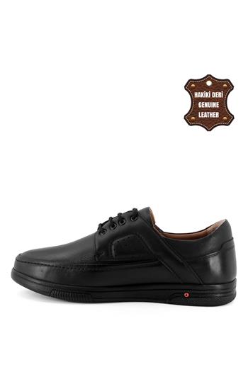 Bemsa 23Y3701C Erkek Hakiki Deri Günlük Ayakkabı Siyah